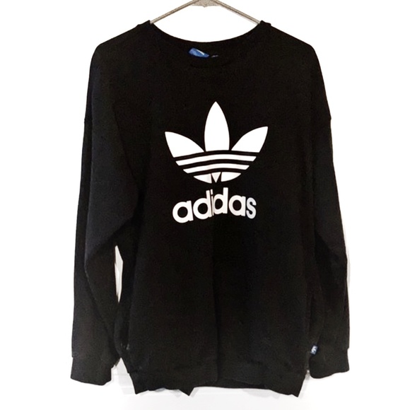 BLACK ADIDAS SWEATER size M but - Picture 4 of 7